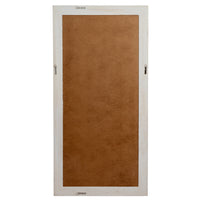 Washed Wood Large Framed Mirror