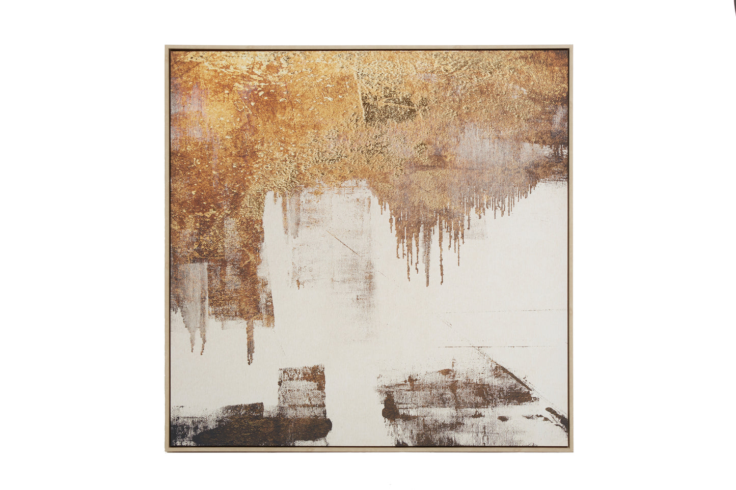 Astratto Abstract Gold Foil Wall Art