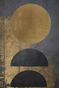 Astratto Gold Foil Canvas Wall Art