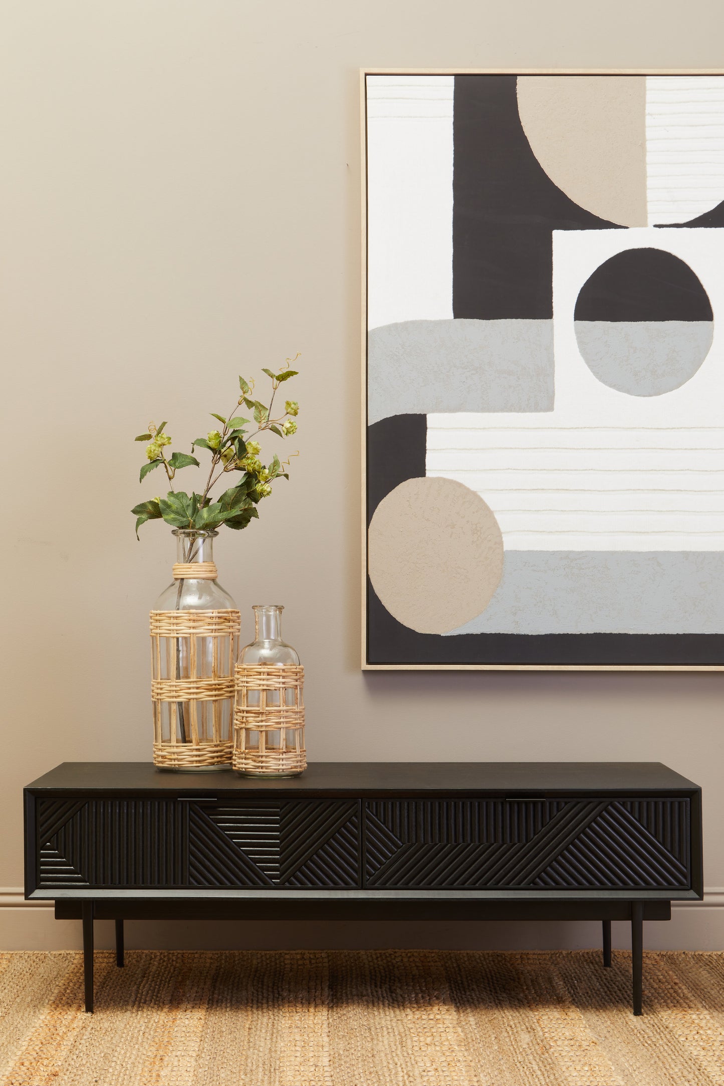 Astratto Abstract Wall Art with Geometric Design
