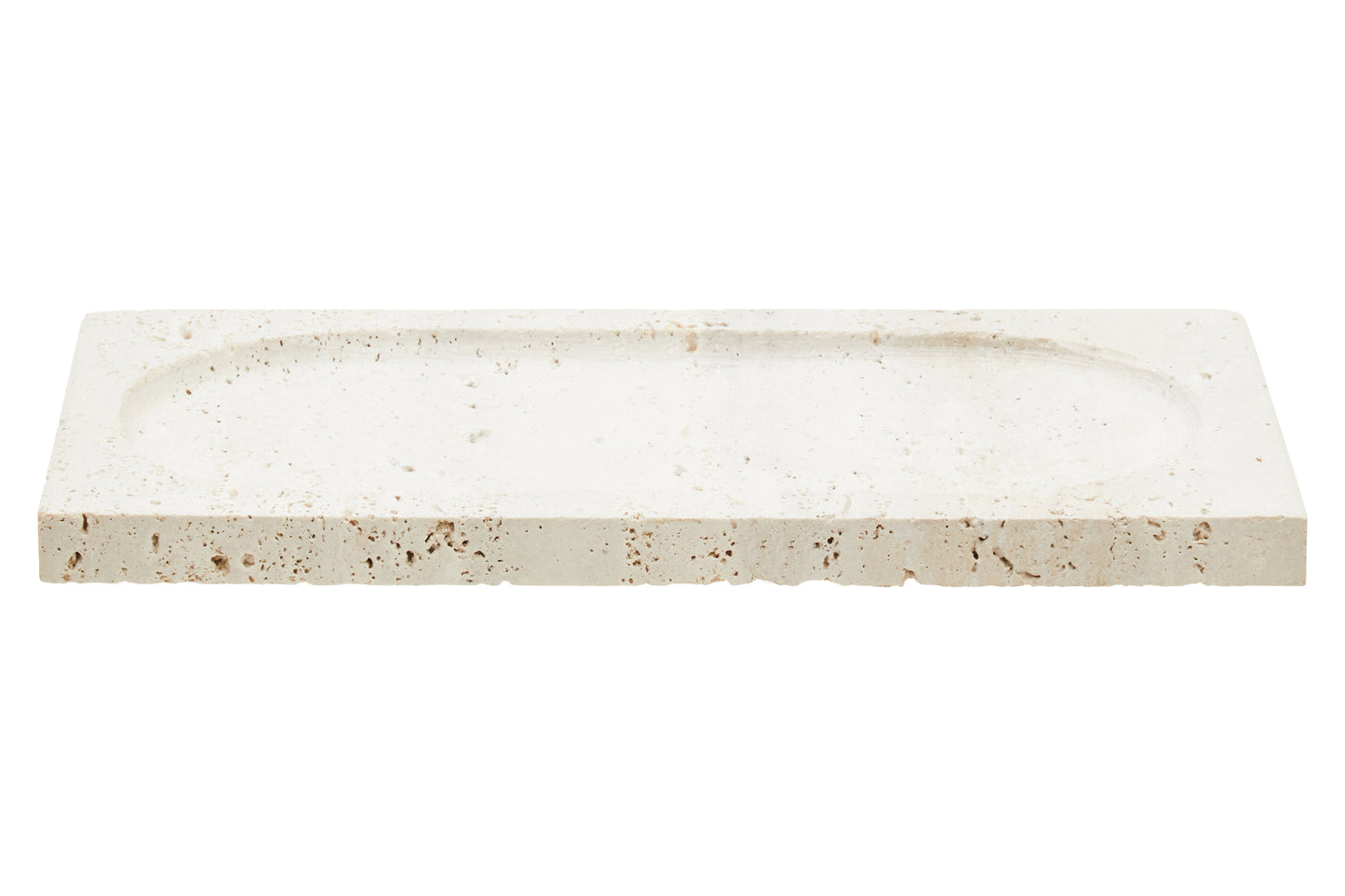 Tibor Travertine Rectangular Decorative Tray