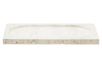 Tibor Travertine Rectangular Decorative Tray