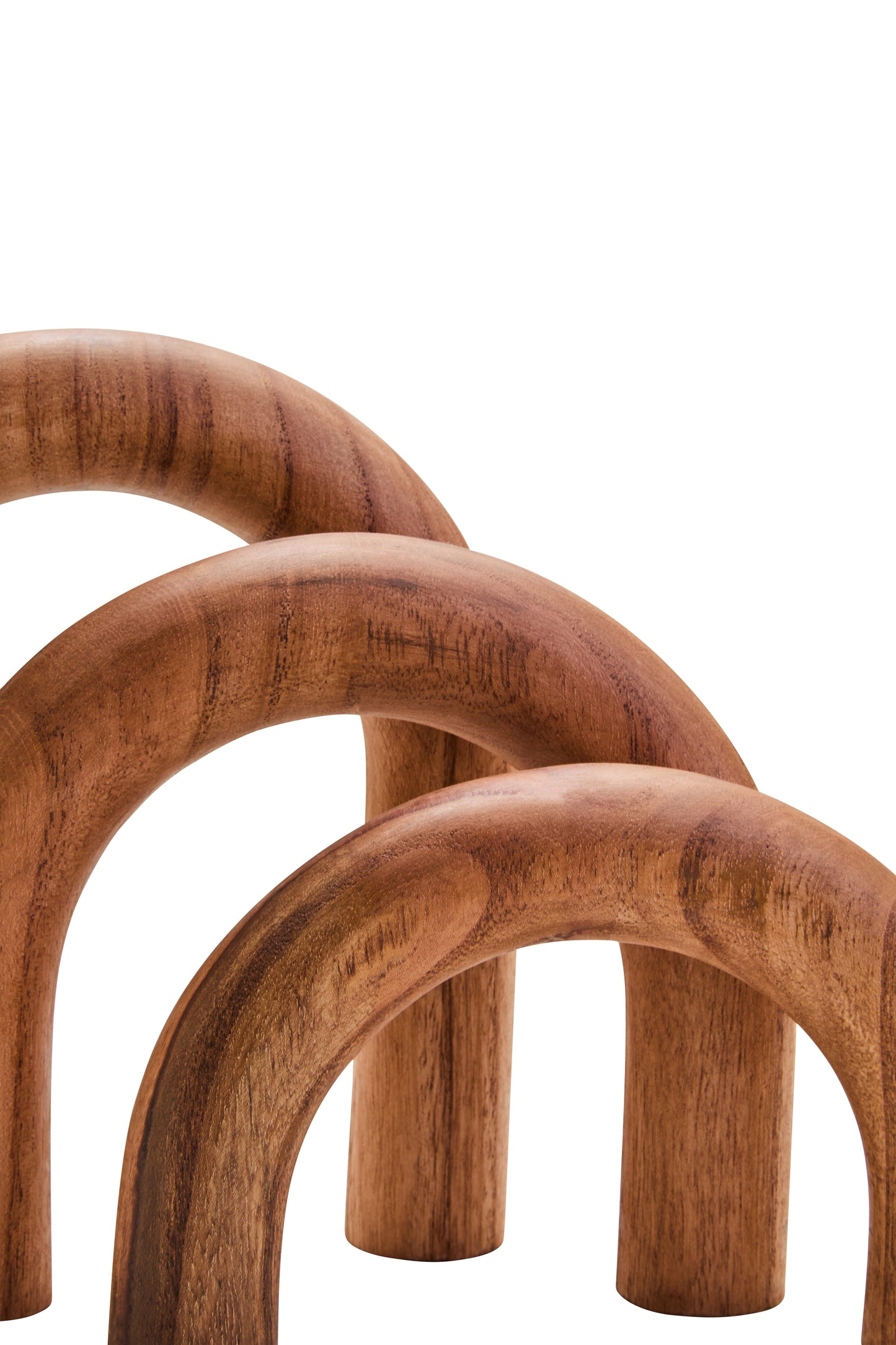 Cato Natural Wood Arch Sculpture