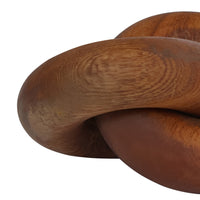 Cato Brown Wood Knot Decor