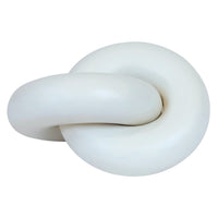 Cato White Wood Knot Decor