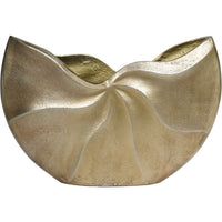 Cast Aluminium Swirl Texture Vase