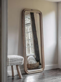 Leon Groove Edge Solid Wood Cheval Mirror 70 x 170cm