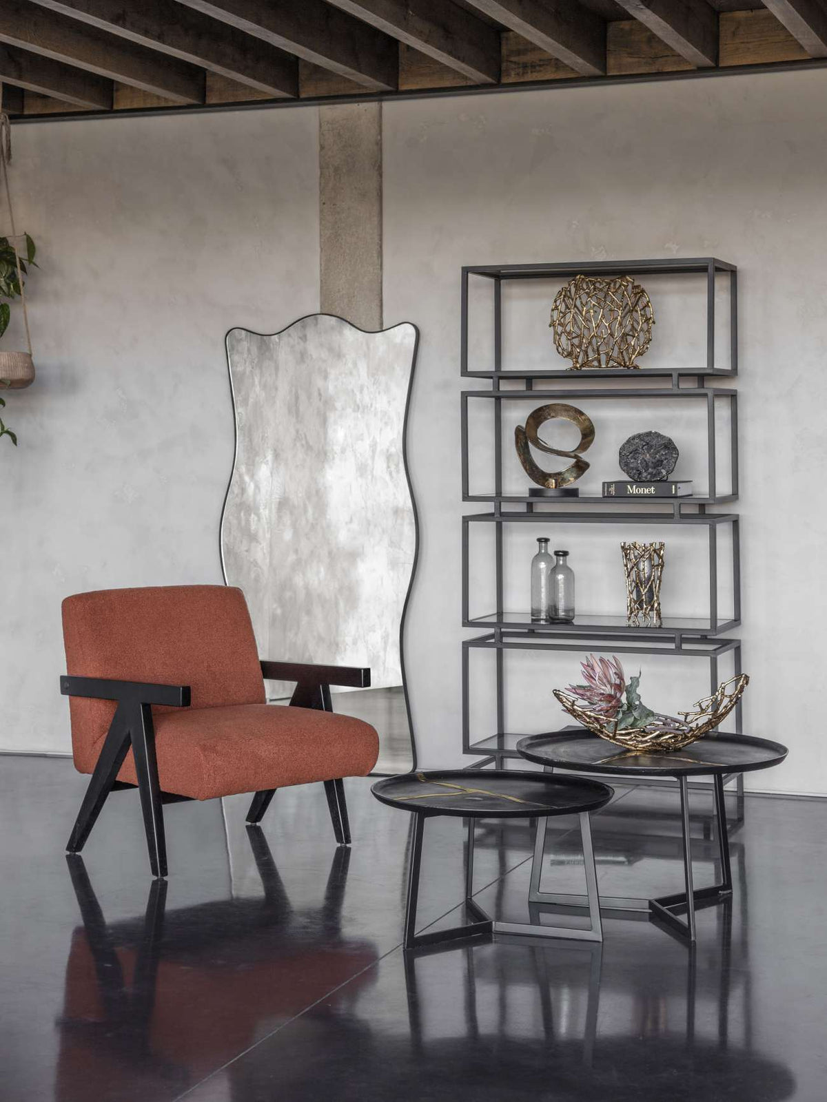 Tidal Metal Edge Rectangular Mirror