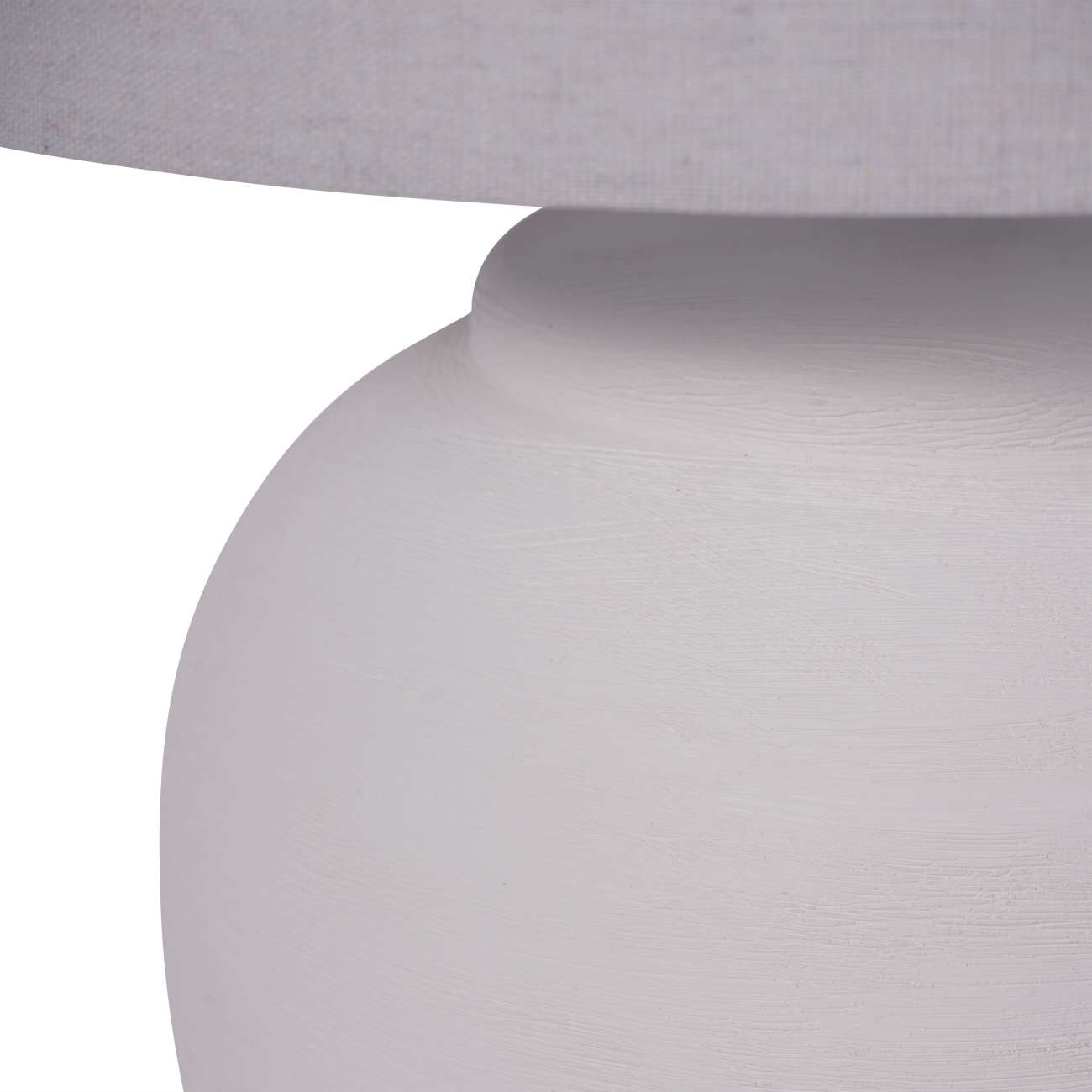 Rhodes White Ceramic Lamp