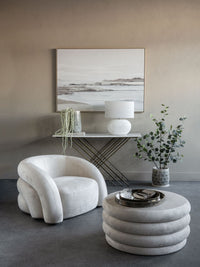 Casa Storage Ottoman Cream