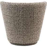 Roehampton Textured Slub Swivel Chair Mocha