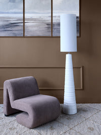 Tivoli Tall Ceramic Floor Lamp White