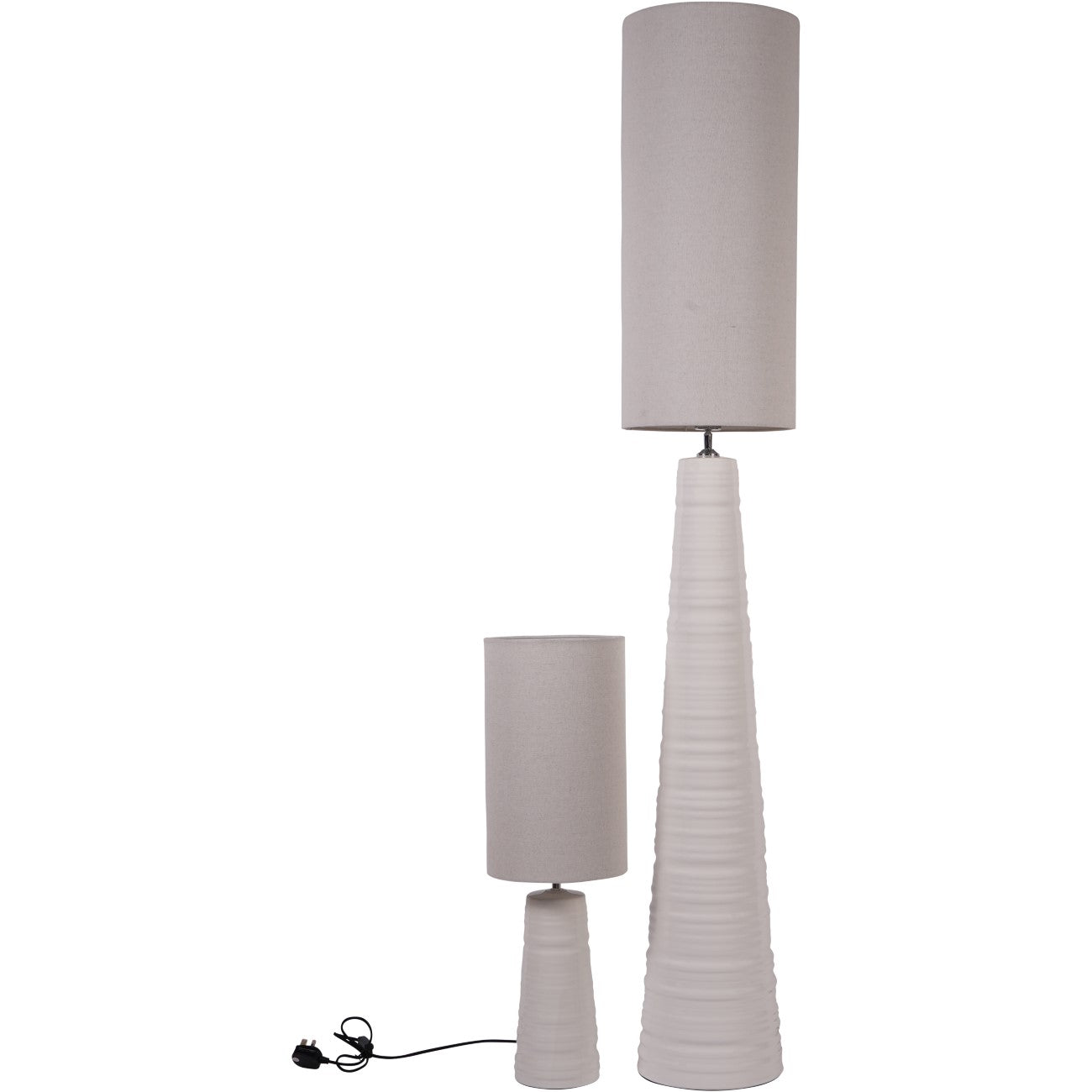Tivoli Tall Ceramic Floor Lamp White