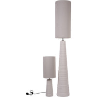 Tivoli Tall Ceramic Floor Lamp White