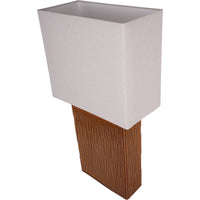 Elk Square Ceramic Lamp Terracotta