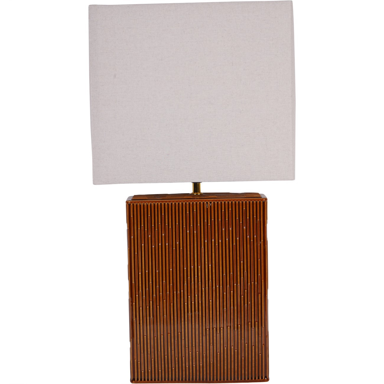 Elk Square Ceramic Lamp Terracotta