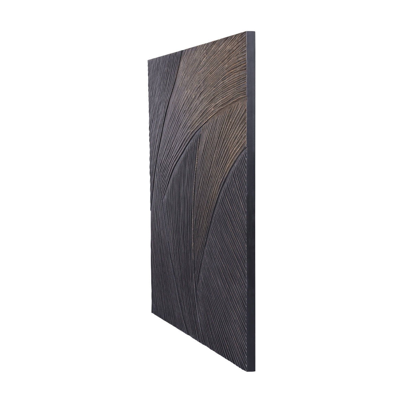 Golden Wave Geometric Wall Art 120x120cm