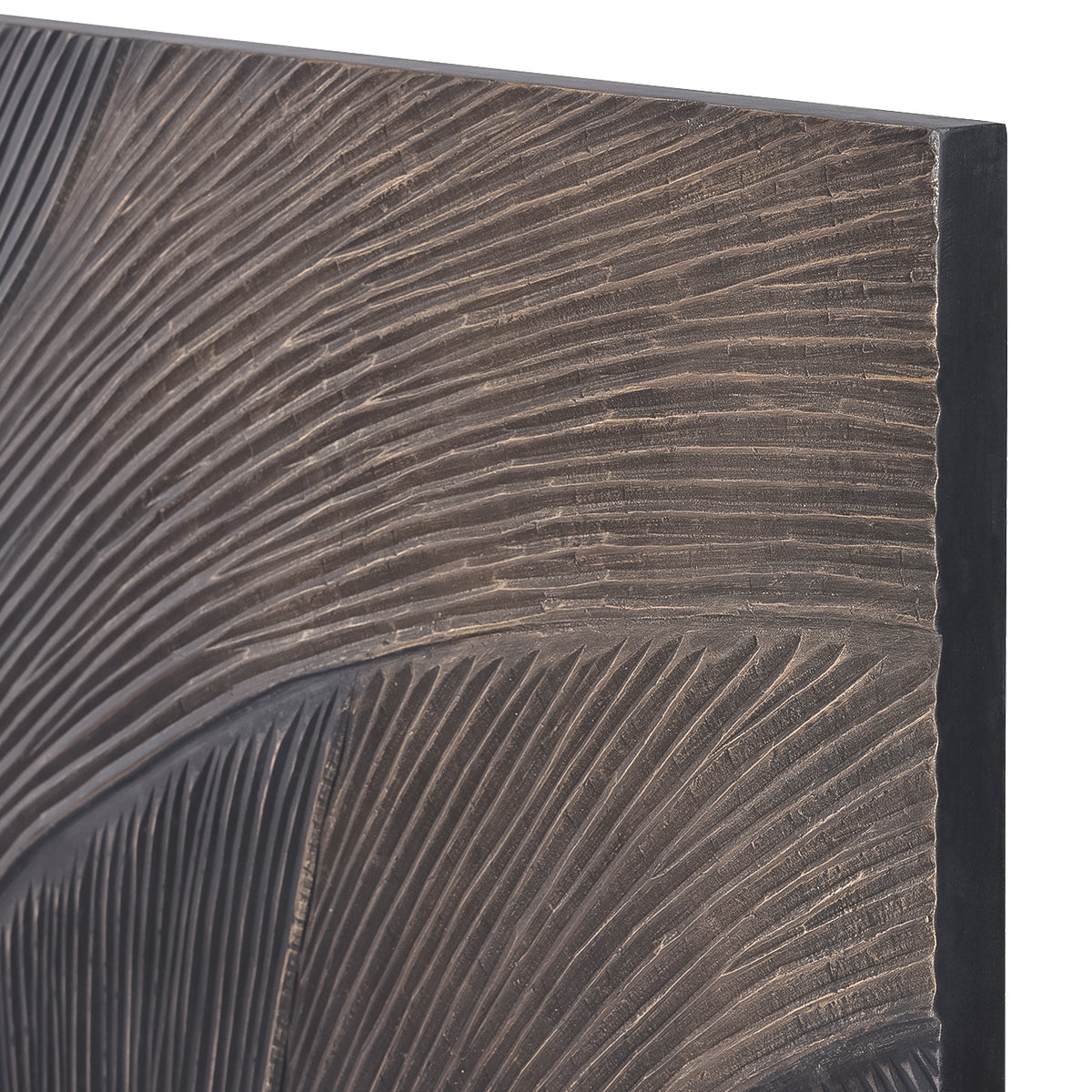 Golden Wave Geometric Wall Art 120x120cm