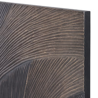 Golden Wave Geometric Wall Art 120x120cm