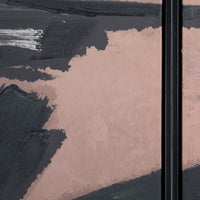 Impasto Brushstrokes Taupe Set of 2 Framed Canvas Wall Art