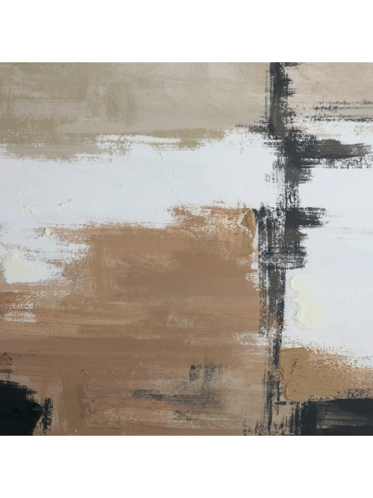 Sable Rise Hand Embellished Framed Canvas Wall Art 100x140cm
