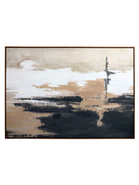Sable Rise Hand Embellished Framed Canvas Wall Art 100x140cm