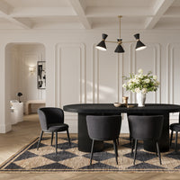 Nova Black Dining Chair (set of 2)