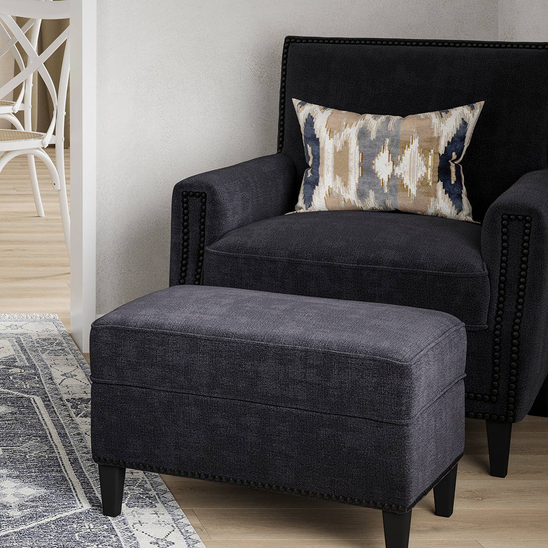 ATTICUS ANTHRACITE CHAIR