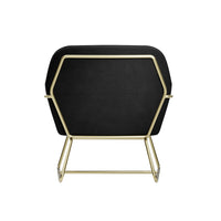 CHARLES ARMCHAIR IVORY BOUCLE / MATTE BLACK