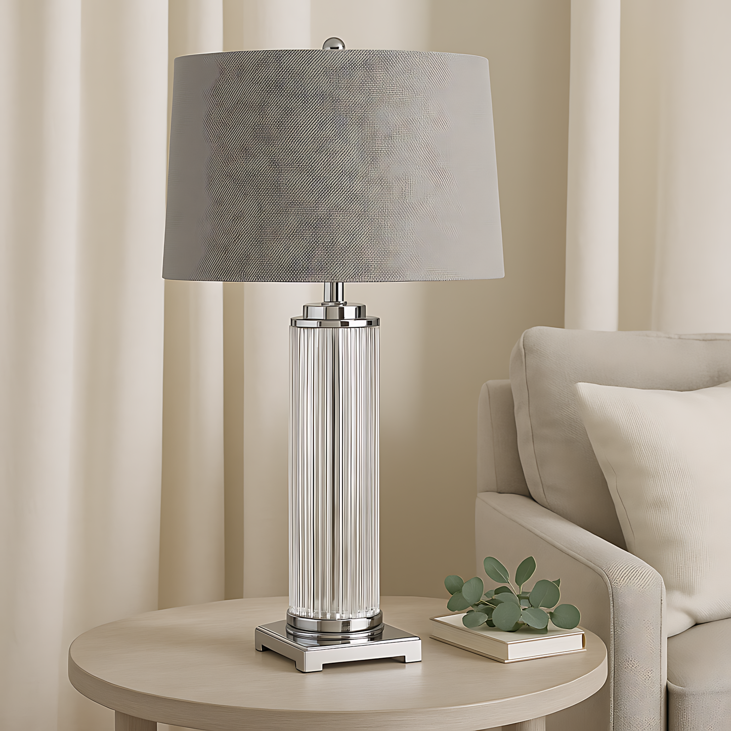 Roma Glass Table Lamp