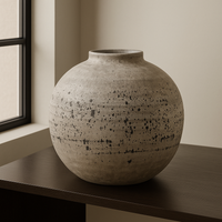 Tiber Large Stone Ceramic Vase