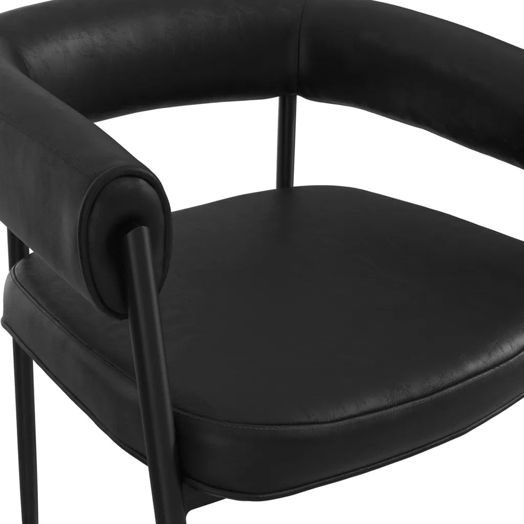 Queens Black Dining Chair (set of 2)