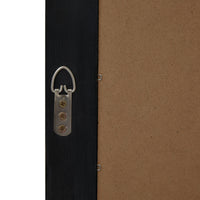 Black Wood XL Window Mirror