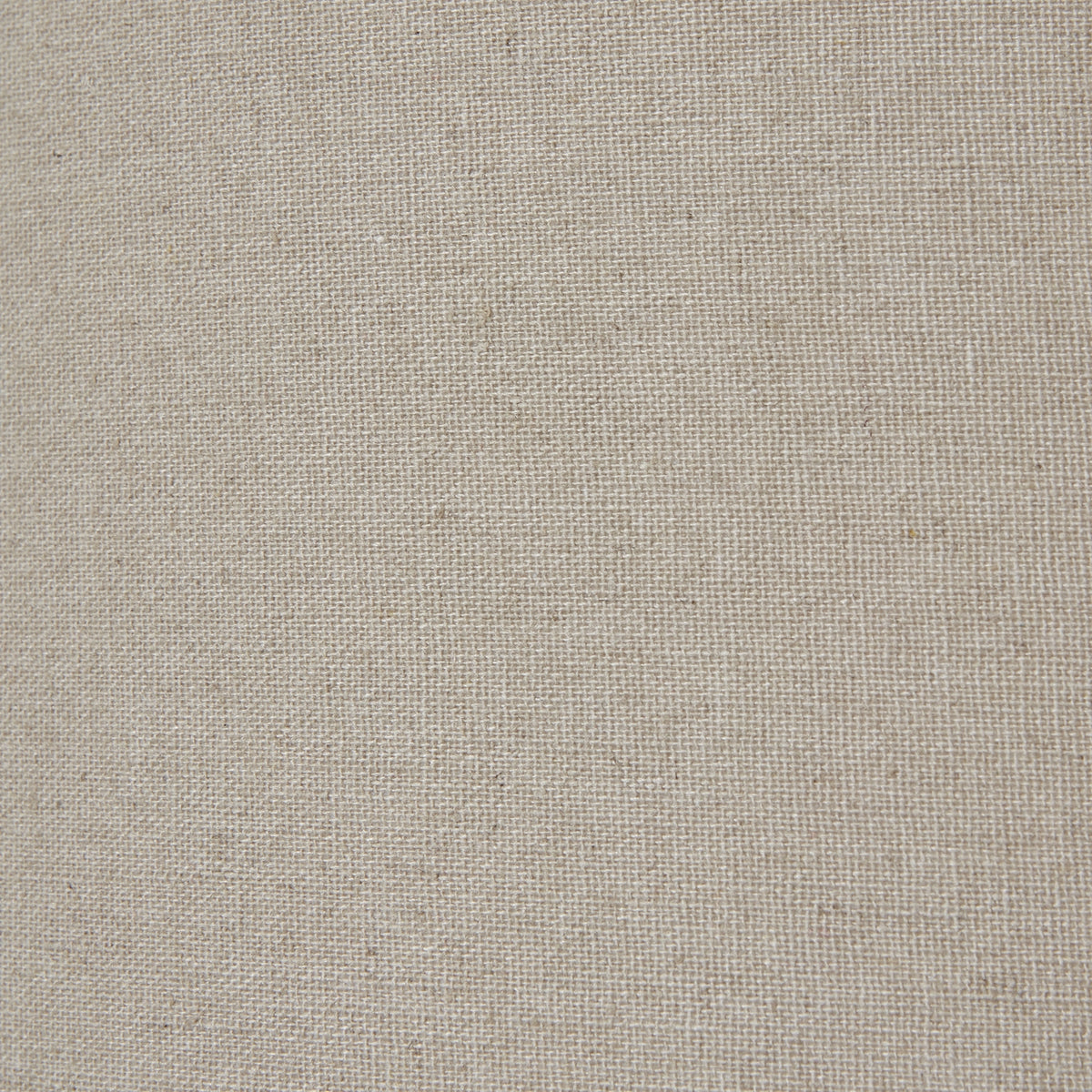 Squat White Beaded Ceramic Lamp With Linen Shade