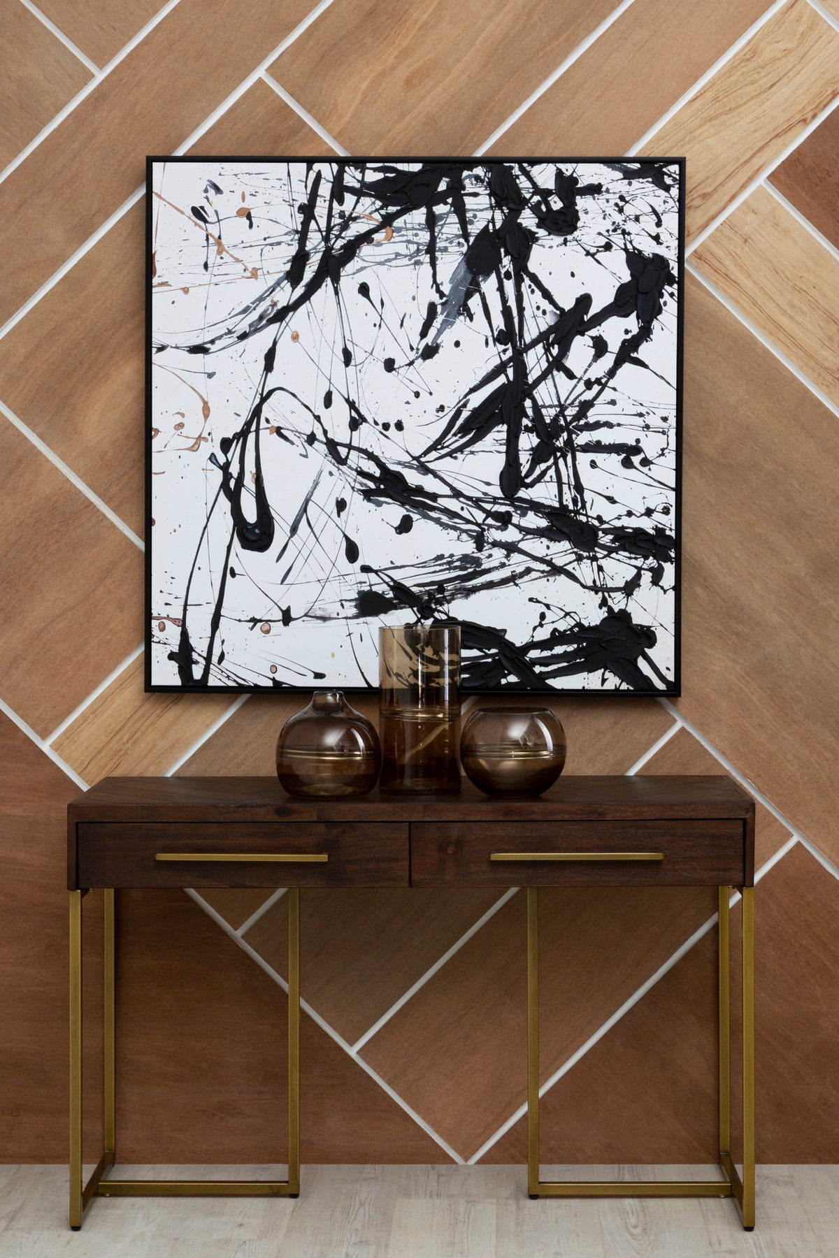 Astratto Black And White Wall Art