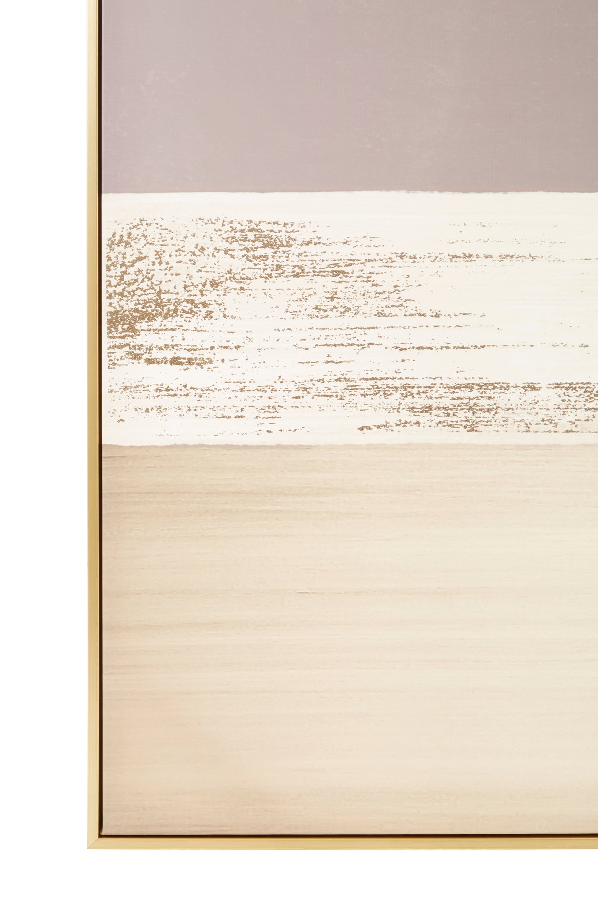 Astratto Canvas Gold and Grey Foil Wall Art