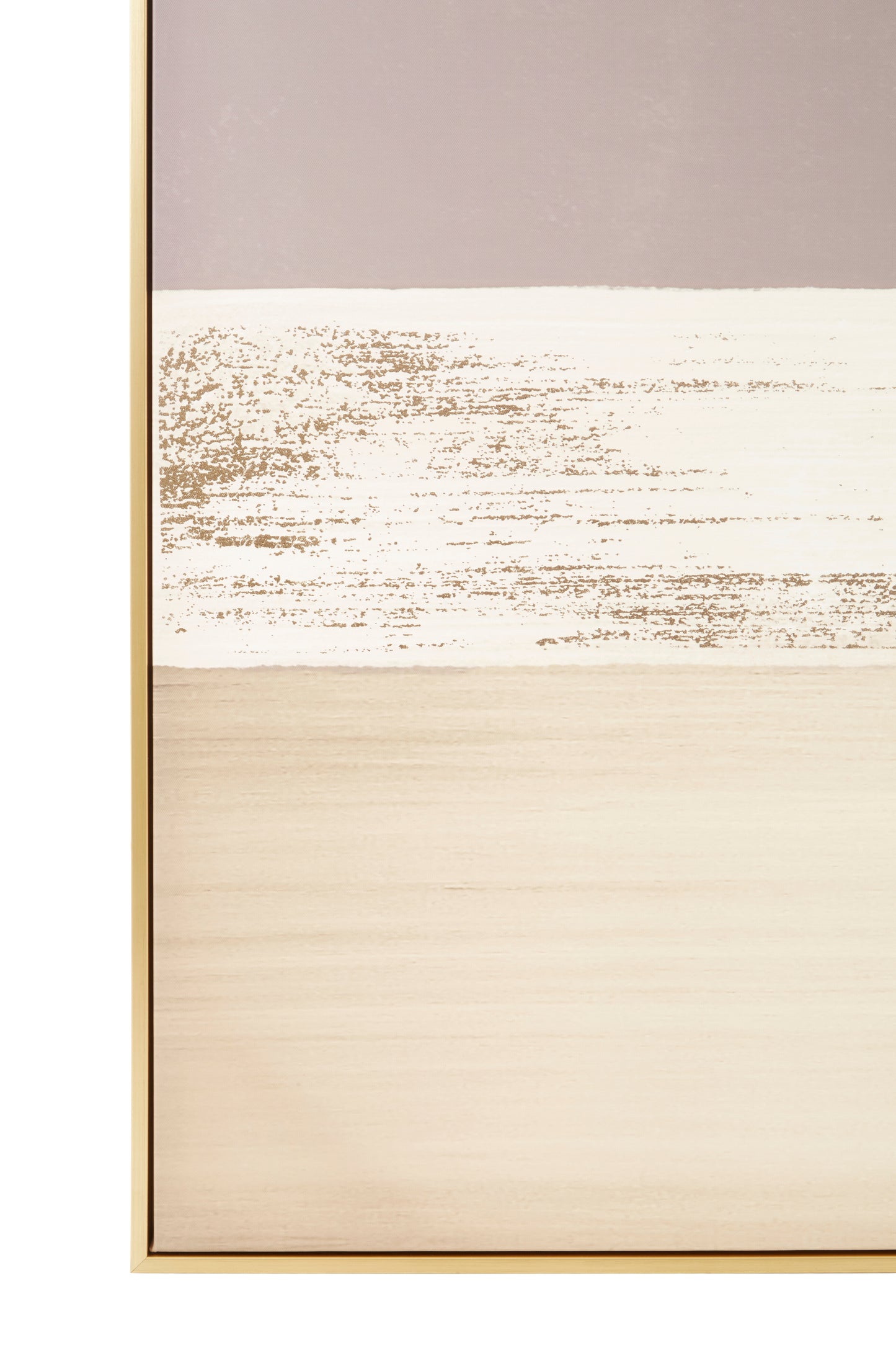 Astratto Canvas Gold and Grey Foil Wall Art