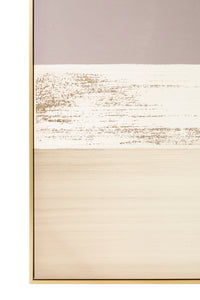 Astratto Canvas Gold and Grey Foil Wall Art