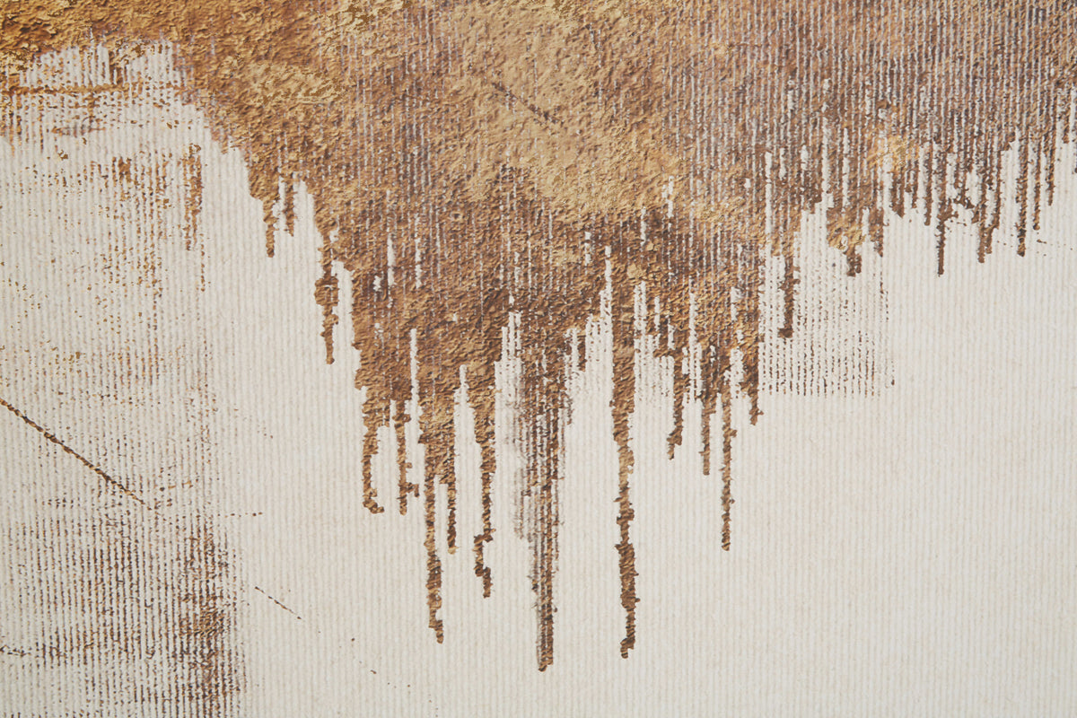 Astratto Abstract Gold Foil Wall Art