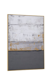 Astratto Grey and Gold Foil Wall Art