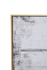 Astratto Grey and Gold Foil Wall Art