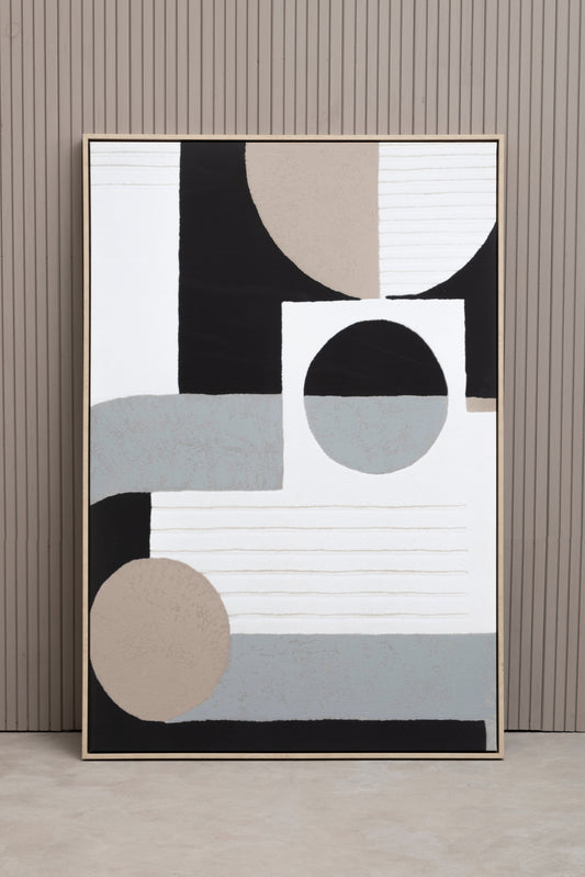 Astratto Abstract Wall Art with Geometric Design