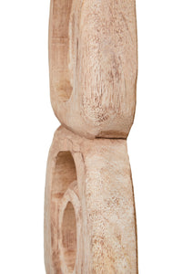 Fidel Natural Mango Wood Ring Sculpture