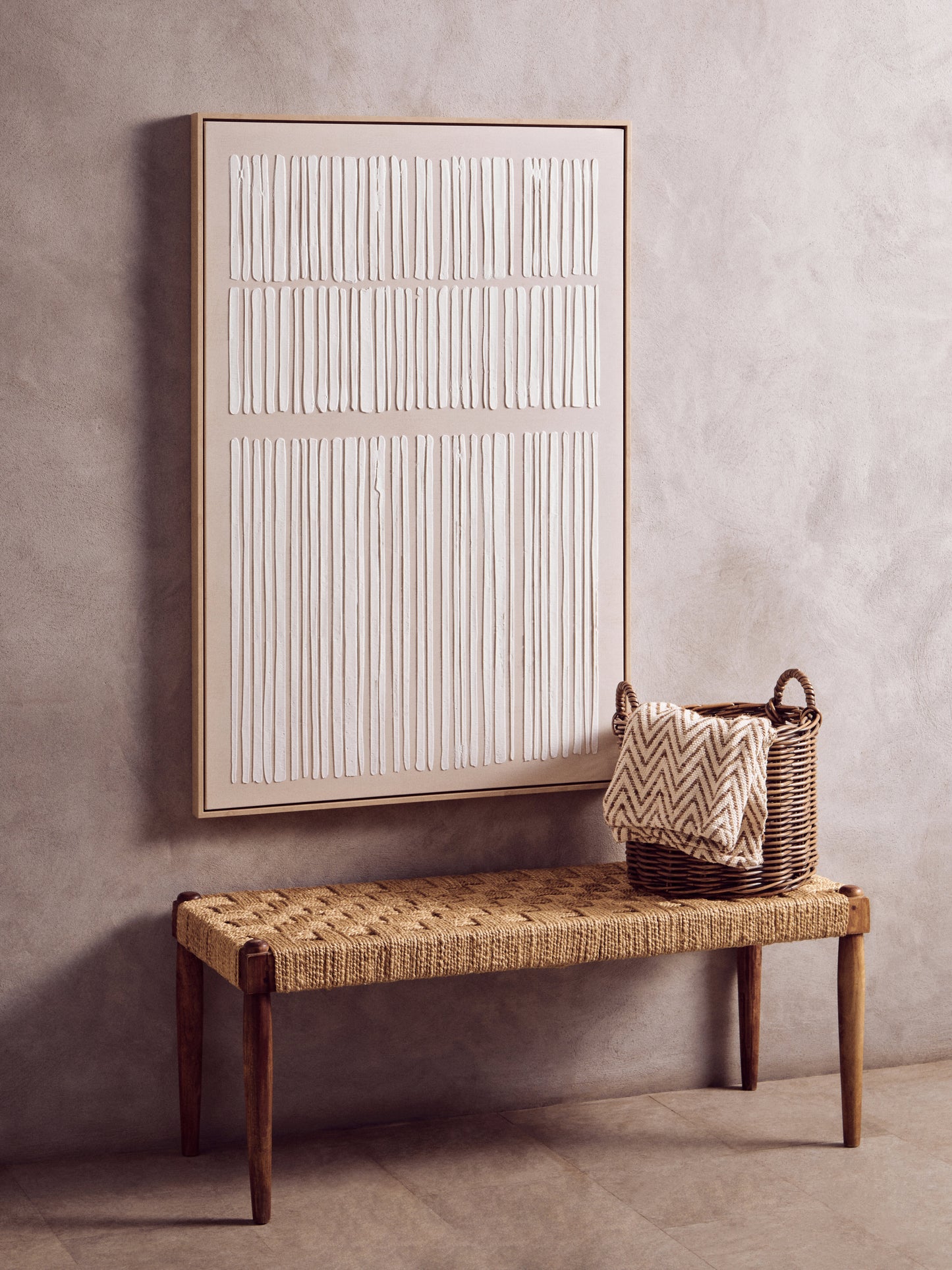 Astratto Natural Textured Canvas Wall Art