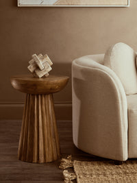 Santino Chocolate Marble Knot Sculpture