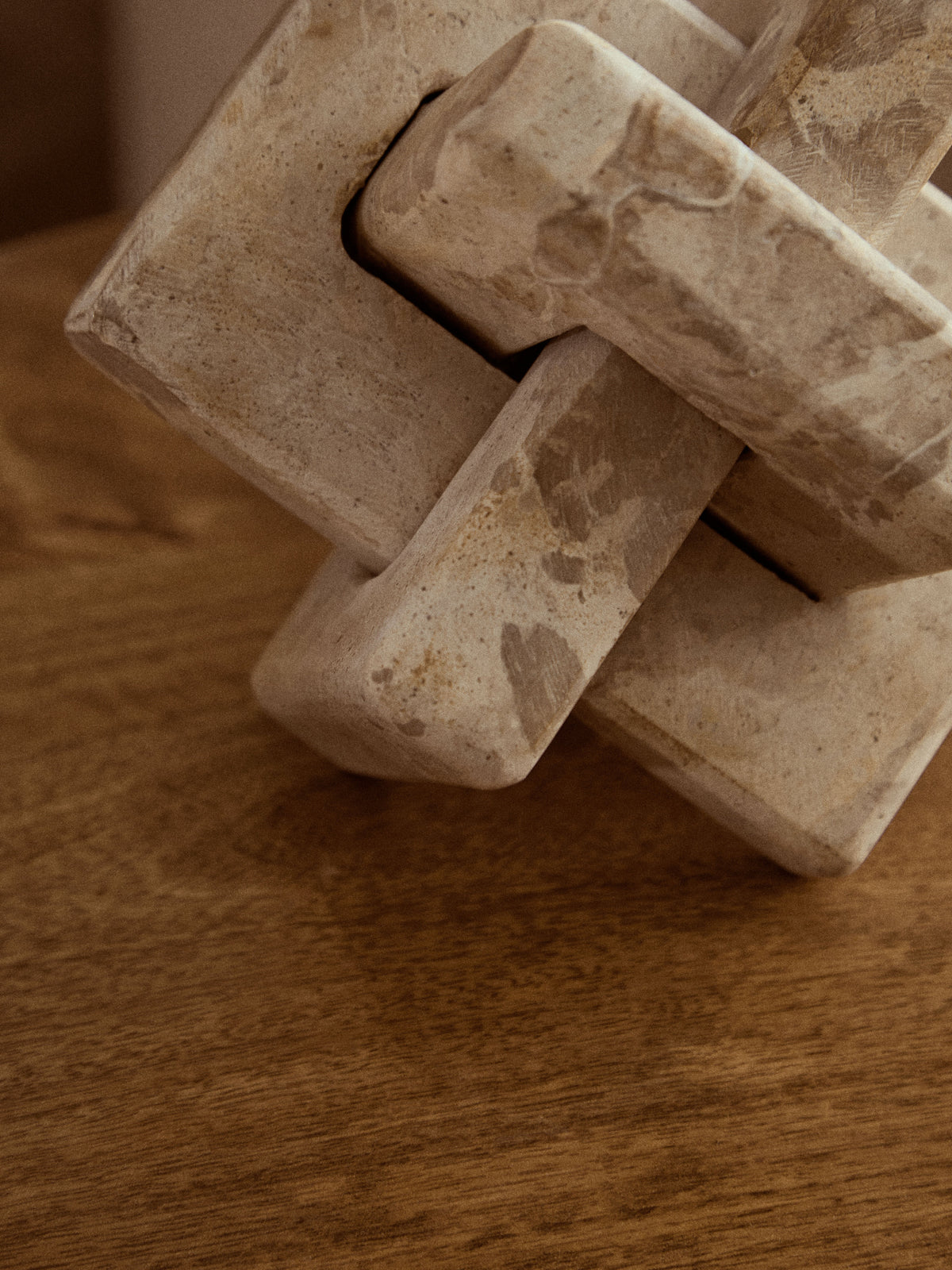 Santino Chocolate Marble Knot Sculpture