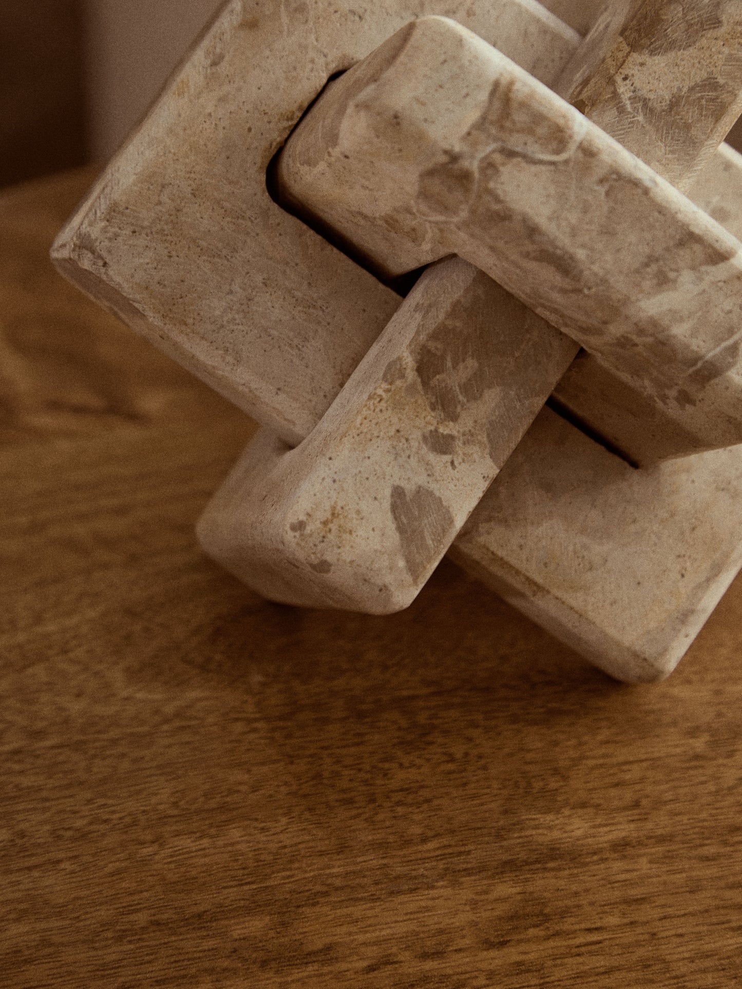 Santino Chocolate Marble Knot Sculpture