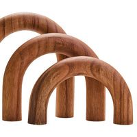 Cato Natural Wood Arch Sculpture
