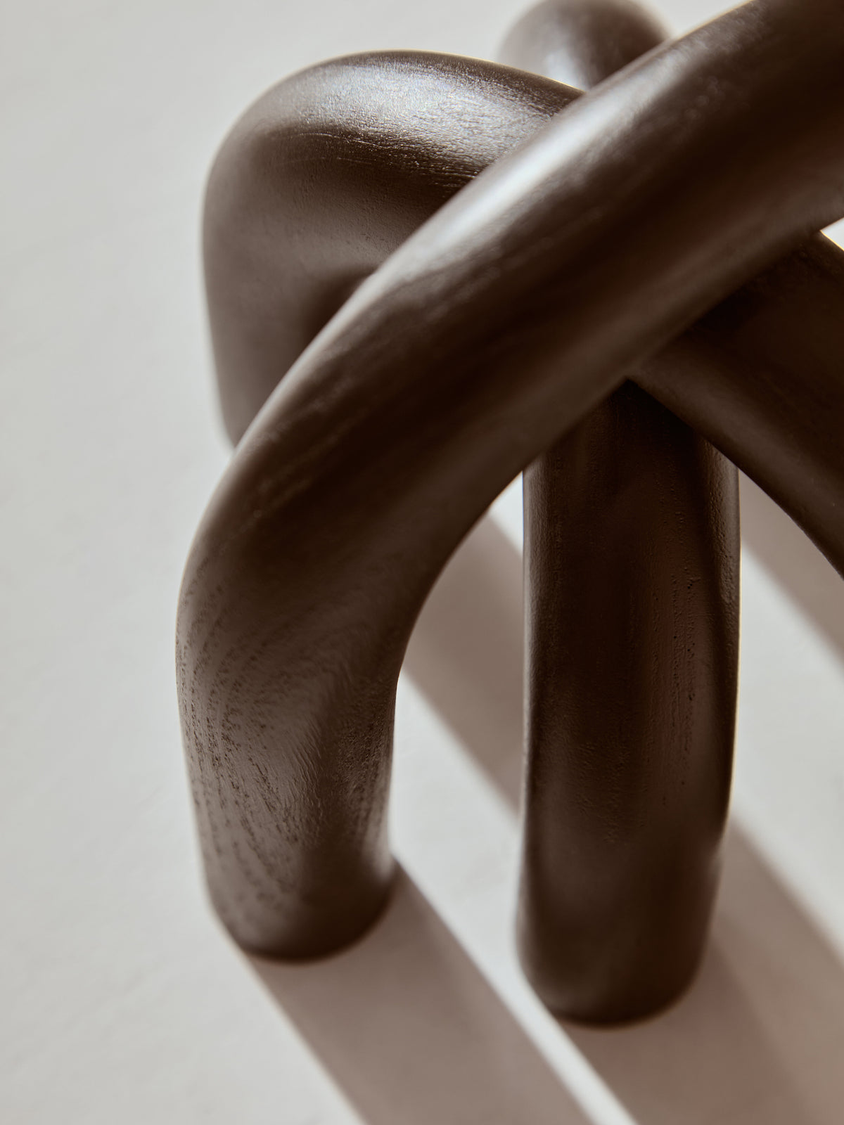 Cato Black Wood Arch Sculpture