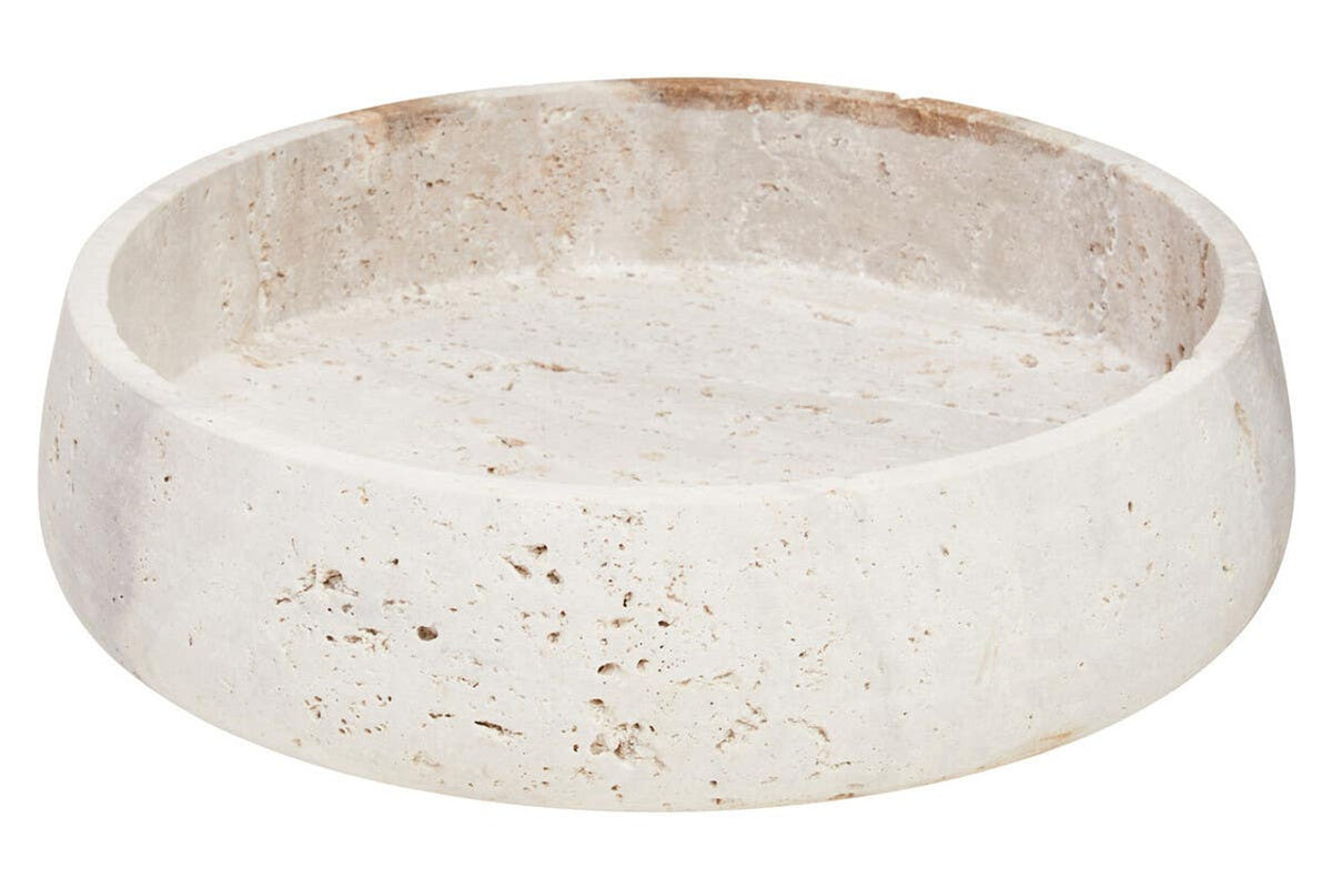 Tibor Travertine Bowl